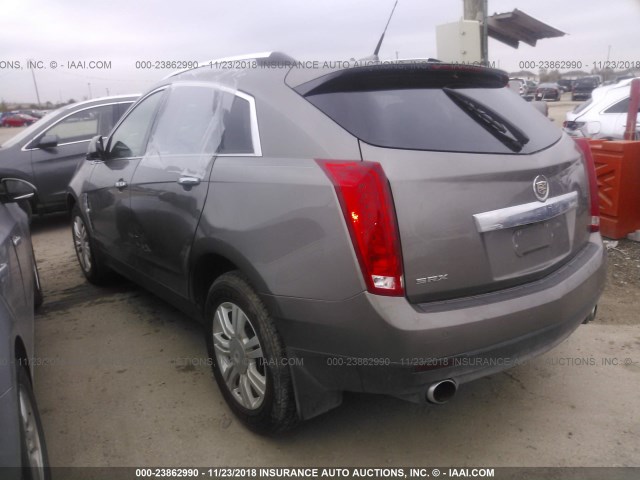 3GYFNAEY7BS515924 - 2011 CADILLAC SRX LUXURY COLLECTION GRAY photo 3