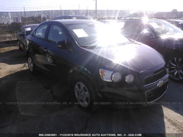 1G1JA5SH9G4151058 - 2016 CHEVROLET SONIC LS 黑色 照片 1