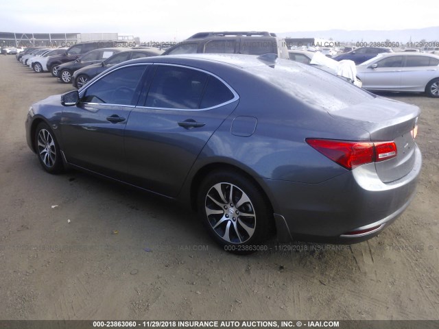 19UUB1F33JA001711 - 2018 ACURA TLX GRAY photo 3