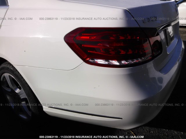 WDDHF5KB0EA823693 - 2014 MERCEDES-BENZ E 350 WHITE photo 6