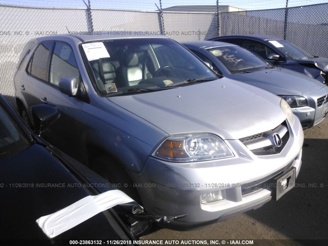 2HNYD18884H550789 - 2004 ACURA MDX TOURING SILVER photo 1