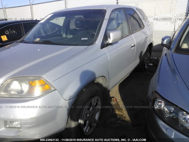 2HNYD18884H550789 - 2004 ACURA MDX TOURING SILVER photo 6