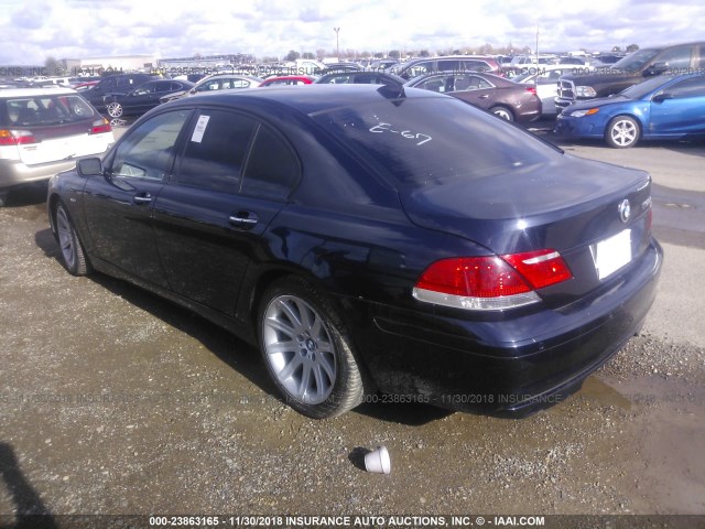 WBAHL83536DT02896 - 2006 BMW 750 I BLUE photo 3