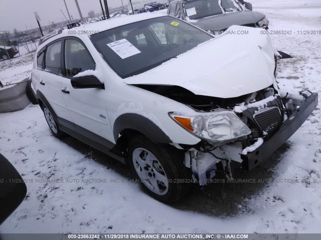 5Y2SL67868Z422215 - 2008 PONTIAC VIBE WHITE photo 1