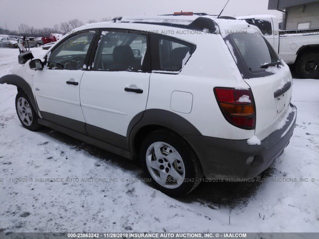 5Y2SL67868Z422215 - 2008 PONTIAC VIBE WHITE photo 3