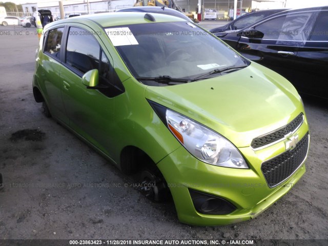 KL8CB6S99FC747456 - 2015 CHEVROLET SPARK LS GREEN photo 6