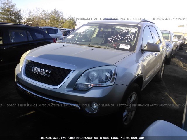 1GKER13768J293441 - 2008 GMC ACADIA SLE SILVER photo 2