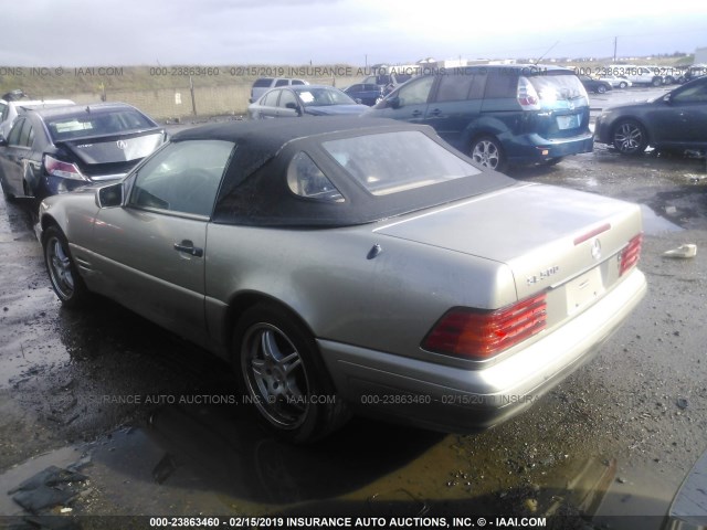 WDBFA67F0VF150942 - 1997 MERCEDES-BENZ SL 500 GOLD photo 3