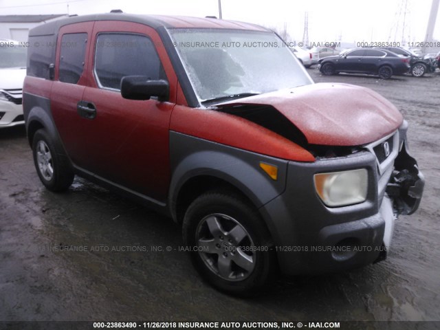 5J6YH18534L008996 - 2004 HONDA ELEMENT EX ORANGE photo 1