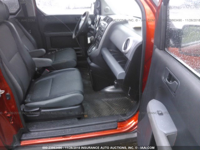 5J6YH18534L008996 - 2004 HONDA ELEMENT EX ORANGE photo 5