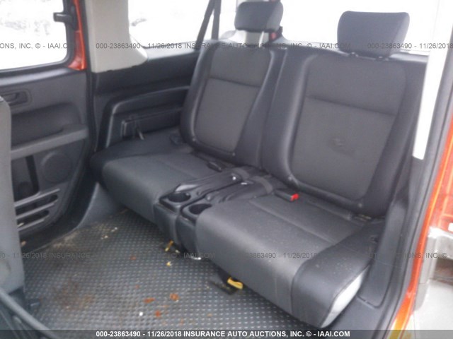 5J6YH18534L008996 - 2004 HONDA ELEMENT EX ORANGE photo 8