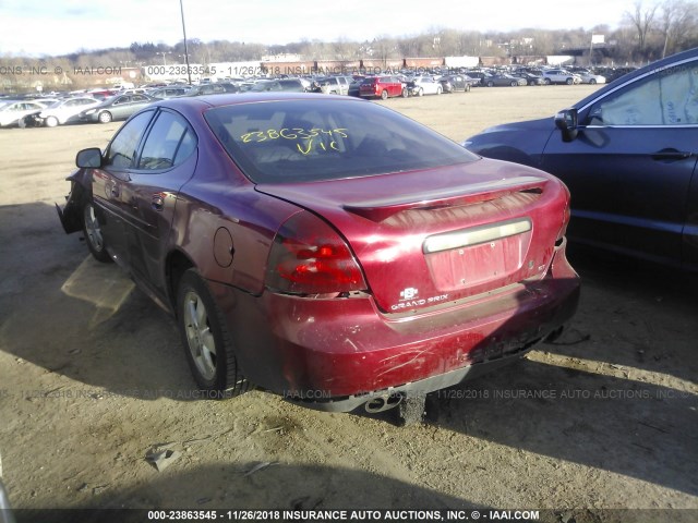 2G2WS522441294906 - 2004 PONTIAC GRAND PRIX GT2 MAROON photo 3