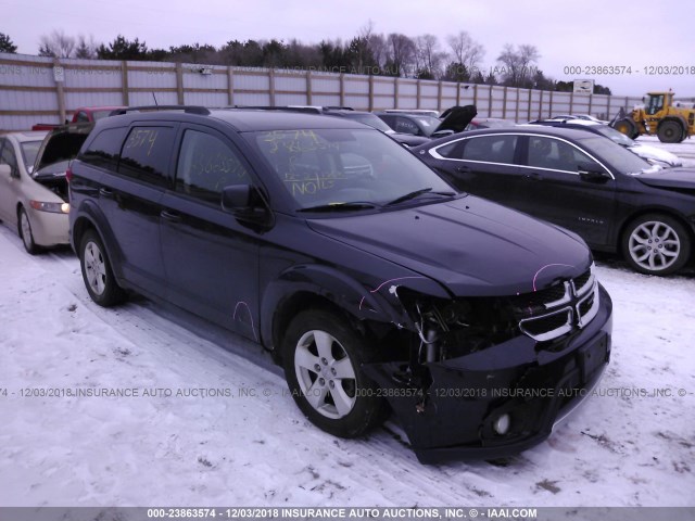 3C4PDDBG3CT323731 - 2012 DODGE JOURNEY SXT BLACK photo 1