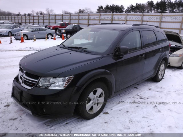 3C4PDDBG3CT323731 - 2012 DODGE JOURNEY SXT BLACK photo 2