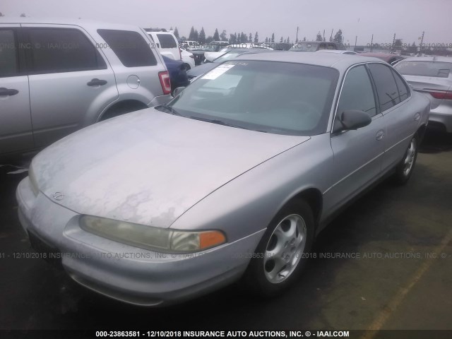 1G3WH52H1YF112009 - 2000 OLDSMOBILE INTRIGUE GX Light Blue photo 2