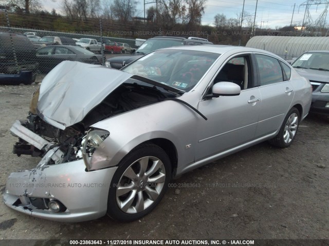 JNKAY01F76M263036 - 2006 INFINITI M35 SPORT SILVER photo 2