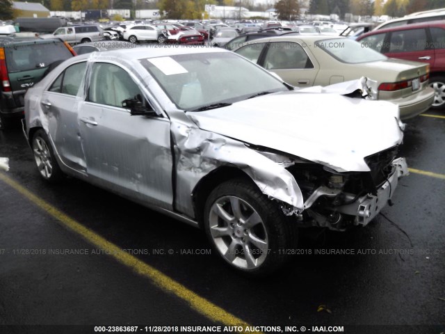 1G6AA5RX8D0134701 - 2013 CADILLAC ATS SILVER photo 1