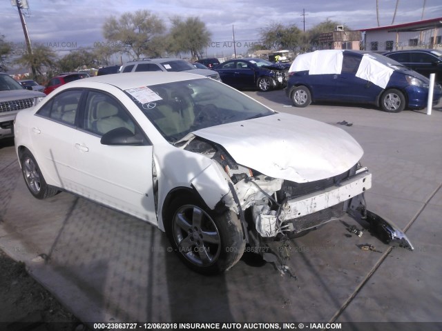 1G2ZH58N274255088 - 2007 PONTIAC G6 GT WHITE photo 1