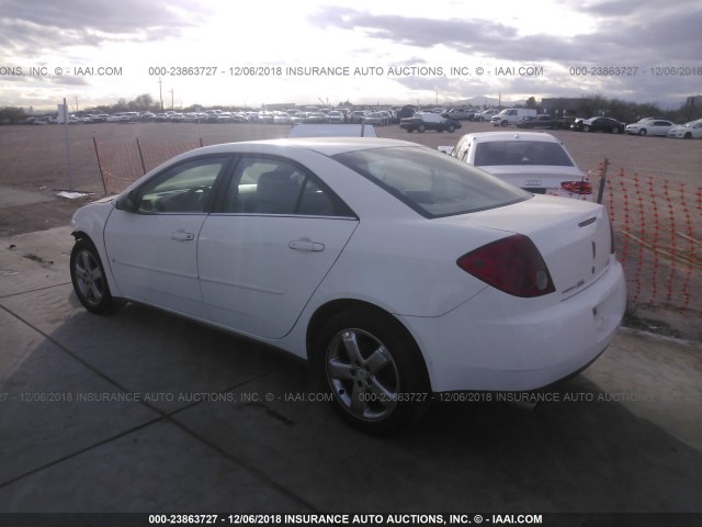 1G2ZH58N274255088 - 2007 PONTIAC G6 GT WHITE photo 3