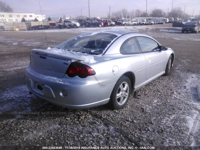 4B3AG42G04E096139 - 2004 DODGE STRATUS SXT SILVER photo 4