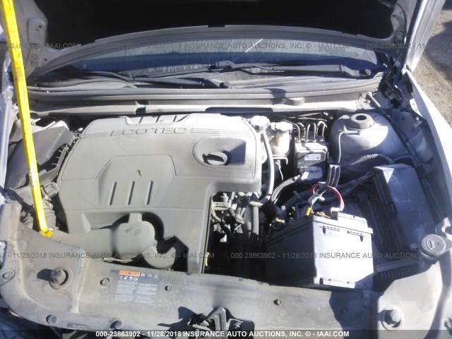 1G1ZC5E05CF111528 - 2012 CHEVROLET MALIBU 1LT 银色 照片 10