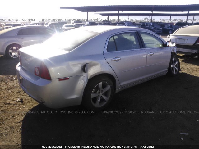1G1ZC5E05CF111528 - 2012 CHEVROLET MALIBU 1LT 银色 照片 4