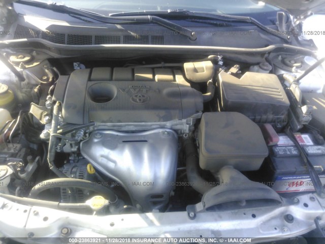 4T4BF3EK1AR083808 - 2010 TOYOTA CAMRY SE/LE/XLE 银色 照片 10