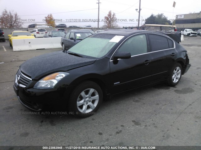 1N4CL21E88C127069 - 2008 NISSAN ALTIMA HYBRID BLACK photo 2