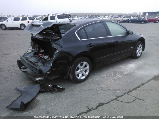 1N4CL21E88C127069 - 2008 NISSAN ALTIMA HYBRID BLACK photo 4