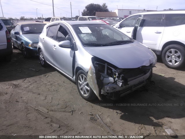 JTDKDTB33C1506250 - 2012 TOYOTA PRIUS C GRAY photo 1