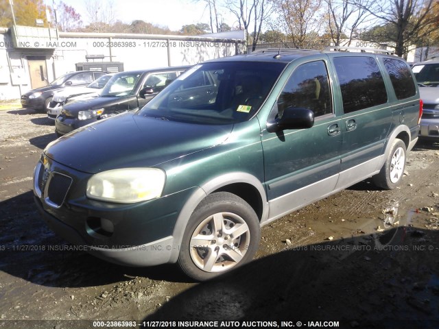 1GMDV03L95D297211 - 2005 PONTIAC MONTANA SV6 GREEN photo 2