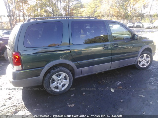 1GMDV03L95D297211 - 2005 PONTIAC MONTANA SV6 GREEN photo 4