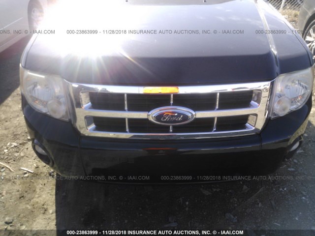 1FMCU03Z68KA62882 - 2008 FORD ESCAPE XLT BLACK photo 6