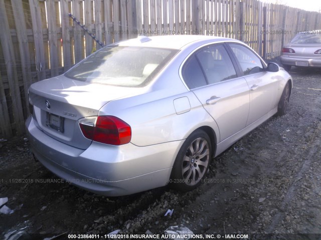 WBAVB33506KR80557 - 2006 BMW 330 I SILVER photo 4