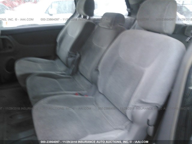 5TDZA23C14S150742 - 2004 TOYOTA SIENNA CE/LE GRAY photo 8