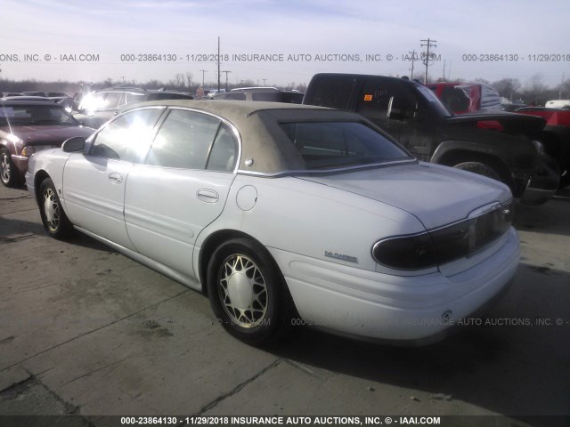 1G4HR54K2YU143713 - 2000 BUICK LESABRE LIMITED WHITE photo 3