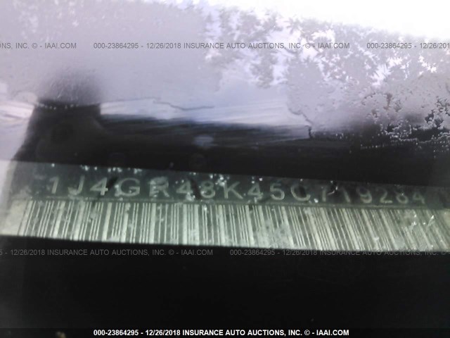 1J4GR48K45C719284 - 2005 JEEP GRAND CHEROKEE LAREDO/COLUMBIA/FREEDOM 黑色 照片 9