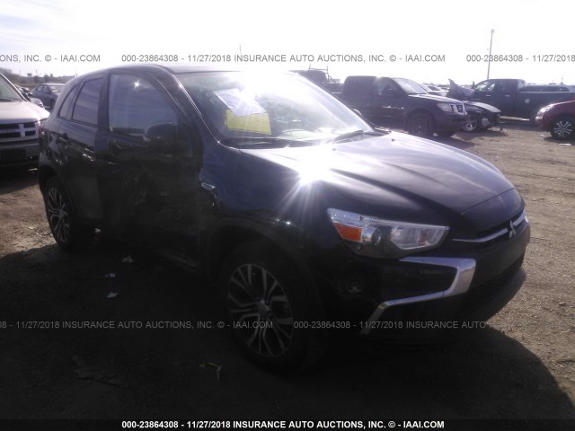 JA4AP3AU7JZ008803 - 2018 MITSUBISHI OUTLANDER SPORT ES/SE BLACK photo 1