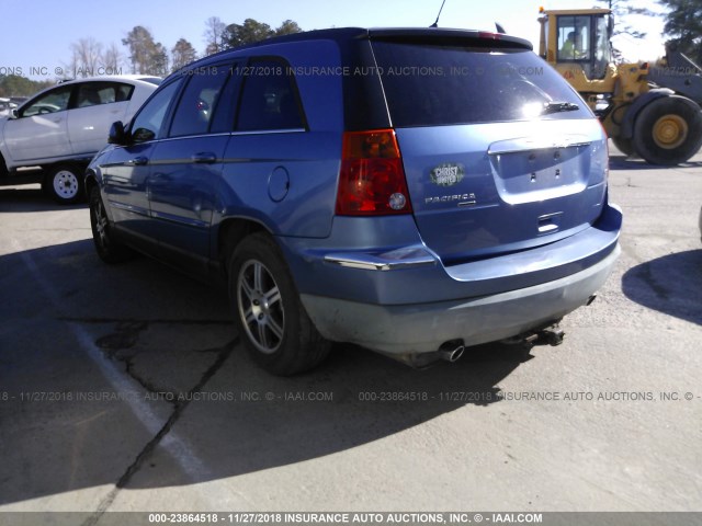2A8GM68X77R162207 - 2007 CHRYSLER PACIFICA TOURING BLUE photo 3