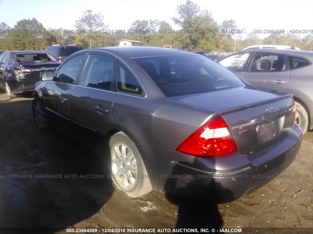 1FAHP25186G151010 - 2006 FORD FIVE HUNDRED LIMITED GRAY photo 3