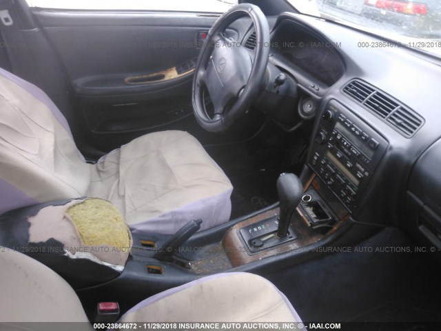 JT8BF12G4T0167035 - 1996 LEXUS ES 300 SILVER photo 5