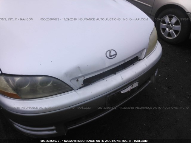 JT8BF12G4T0167035 - 1996 LEXUS ES 300 SILVER photo 6