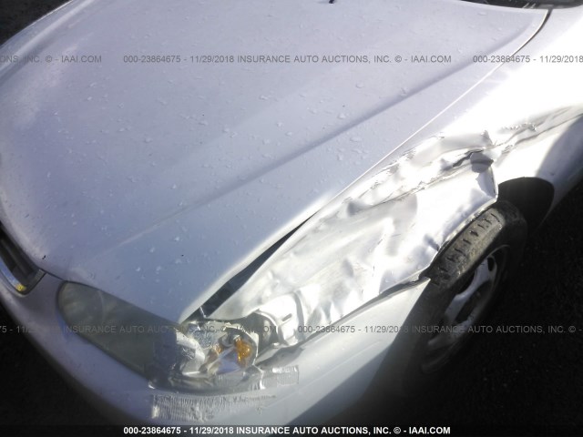 1NXBR12E41Z530233 - 2001 TOYOTA COROLLA CE/LE/S SILVER photo 6