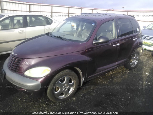 3C8FY68B82T246858 - 2002 CHRYSLER PT CRUISER LIMITED/DREAM CRUISER BURGUNDY photo 2