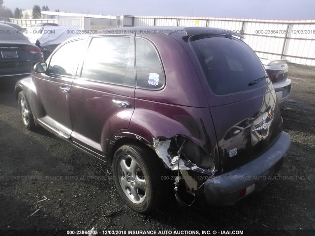 3C8FY68B82T246858 - 2002 CHRYSLER PT CRUISER LIMITED/DREAM CRUISER BURGUNDY photo 3