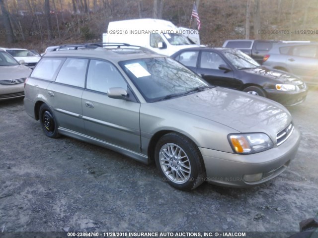 4S3BH645226311021 - 2002 SUBARU LEGACY GT GRAY photo 1