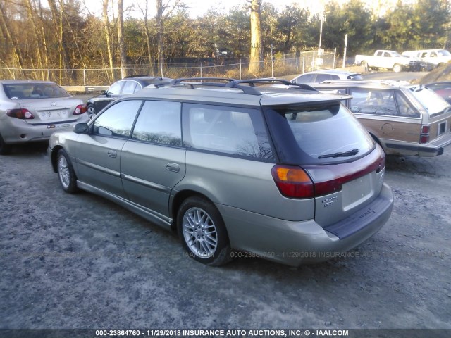 4S3BH645226311021 - 2002 SUBARU LEGACY GT GRAY photo 3