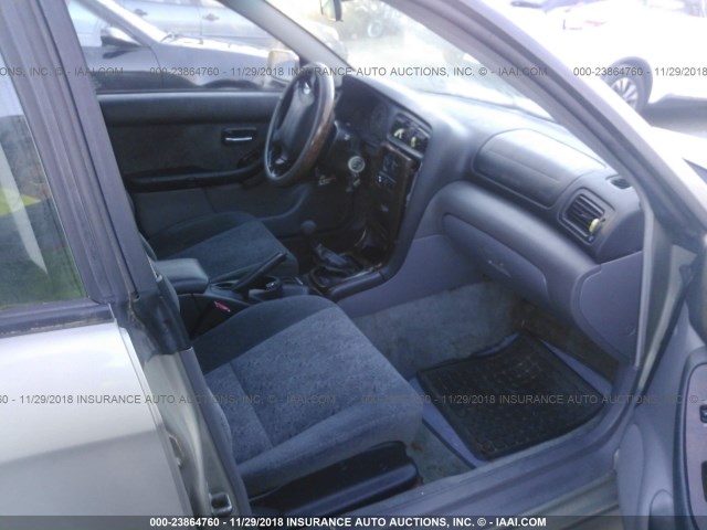 4S3BH645226311021 - 2002 SUBARU LEGACY GT GRAY photo 5