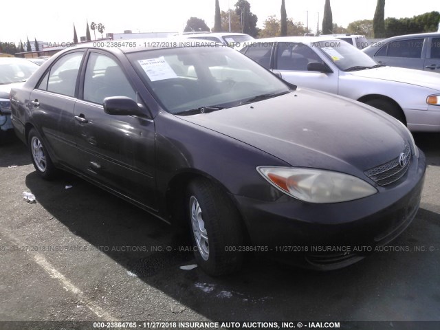 JTDBE32K320049433 - 2002 TOYOTA CAMRY LE/XLE/SE BURGUNDY photo 1