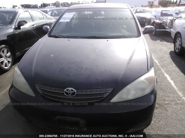 JTDBE32K320049433 - 2002 TOYOTA CAMRY LE/XLE/SE BURGUNDY photo 6